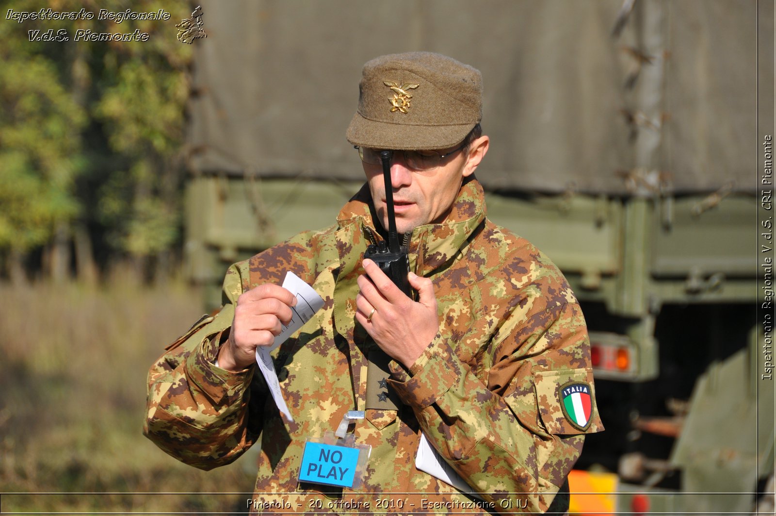 Pinerolo, Baudenasca - 20 ottobre 2010 - Esercitazione ONU -  Croce Rossa Italiana - Ispettorato Regionale Volontari del Soccorso Piemonte