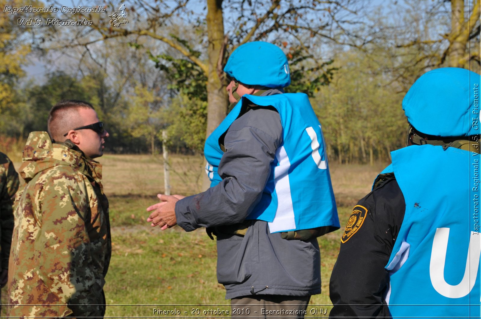 Pinerolo, Baudenasca - 20 ottobre 2010 - Esercitazione ONU -  Croce Rossa Italiana - Ispettorato Regionale Volontari del Soccorso Piemonte