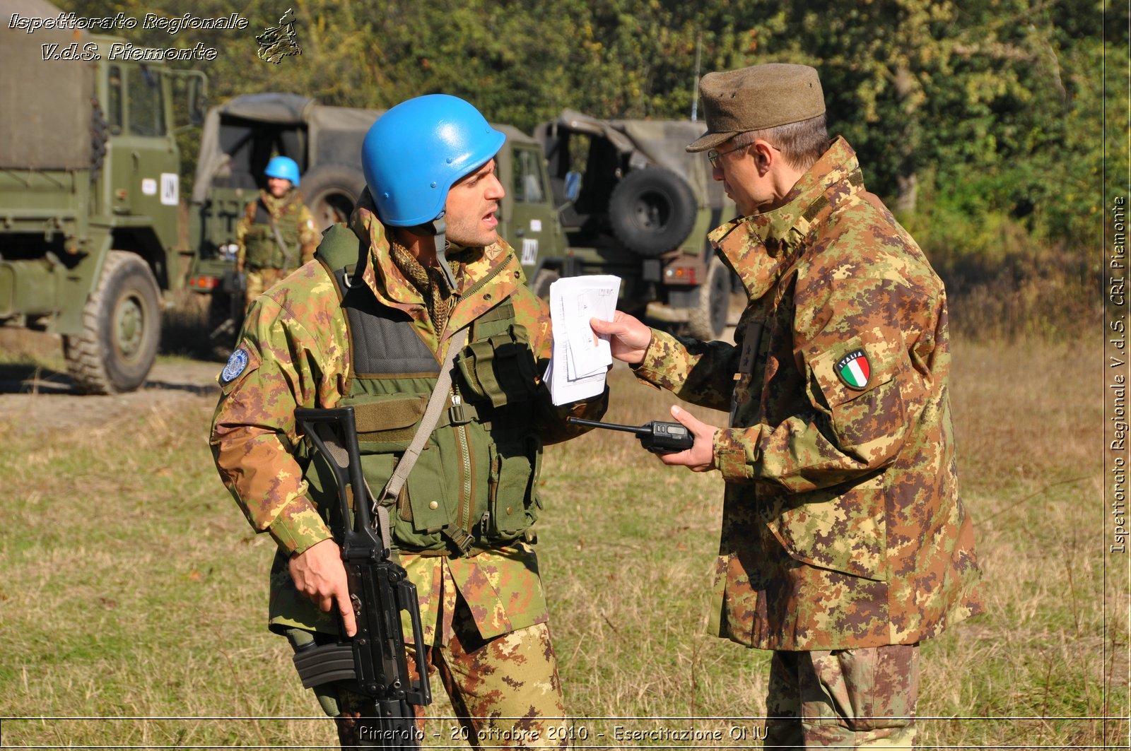 Pinerolo, Baudenasca - 20 ottobre 2010 - Esercitazione ONU -  Croce Rossa Italiana - Ispettorato Regionale Volontari del Soccorso Piemonte