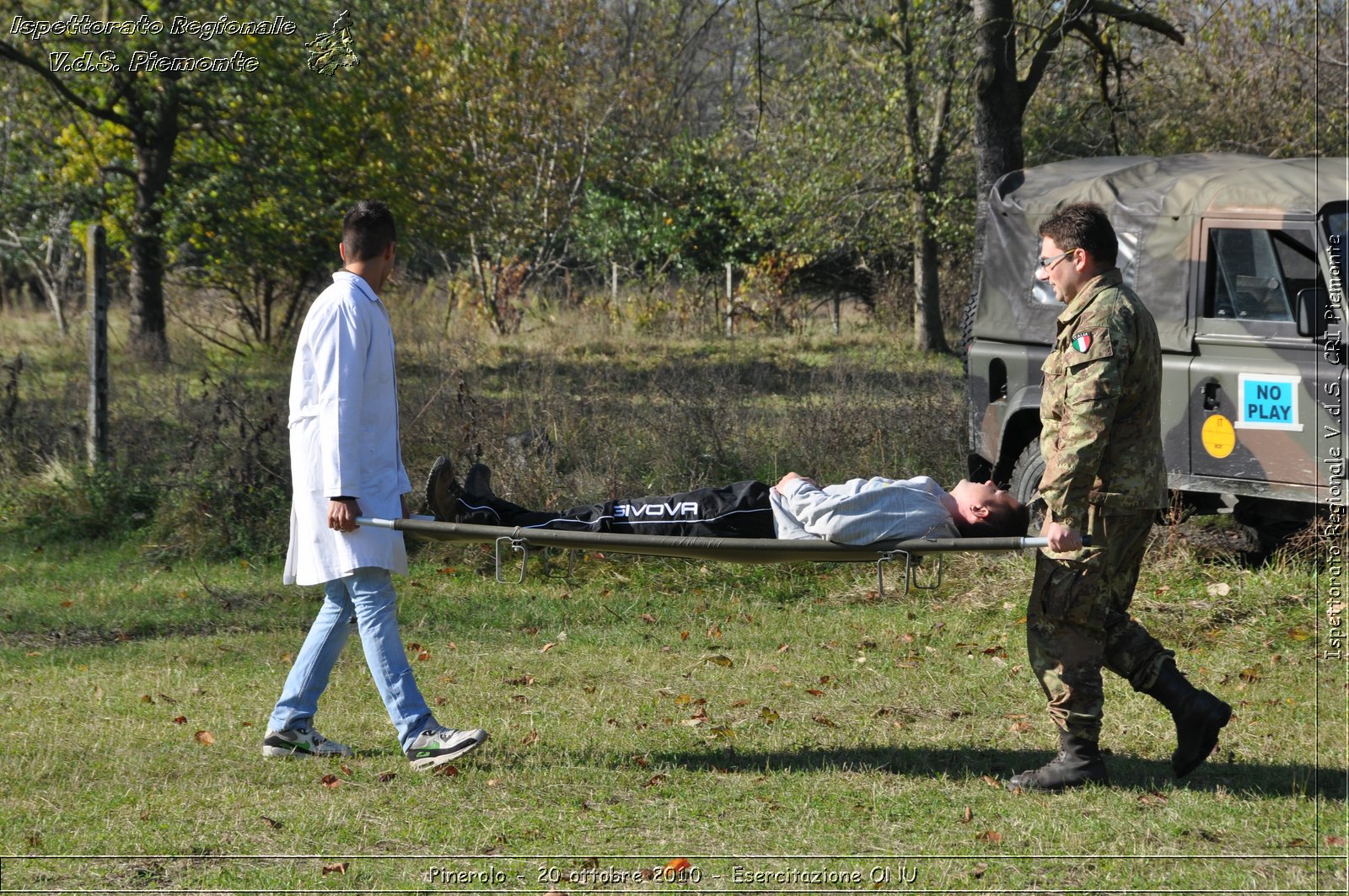 Pinerolo, Baudenasca - 20 ottobre 2010 - Esercitazione ONU -  Croce Rossa Italiana - Ispettorato Regionale Volontari del Soccorso Piemonte