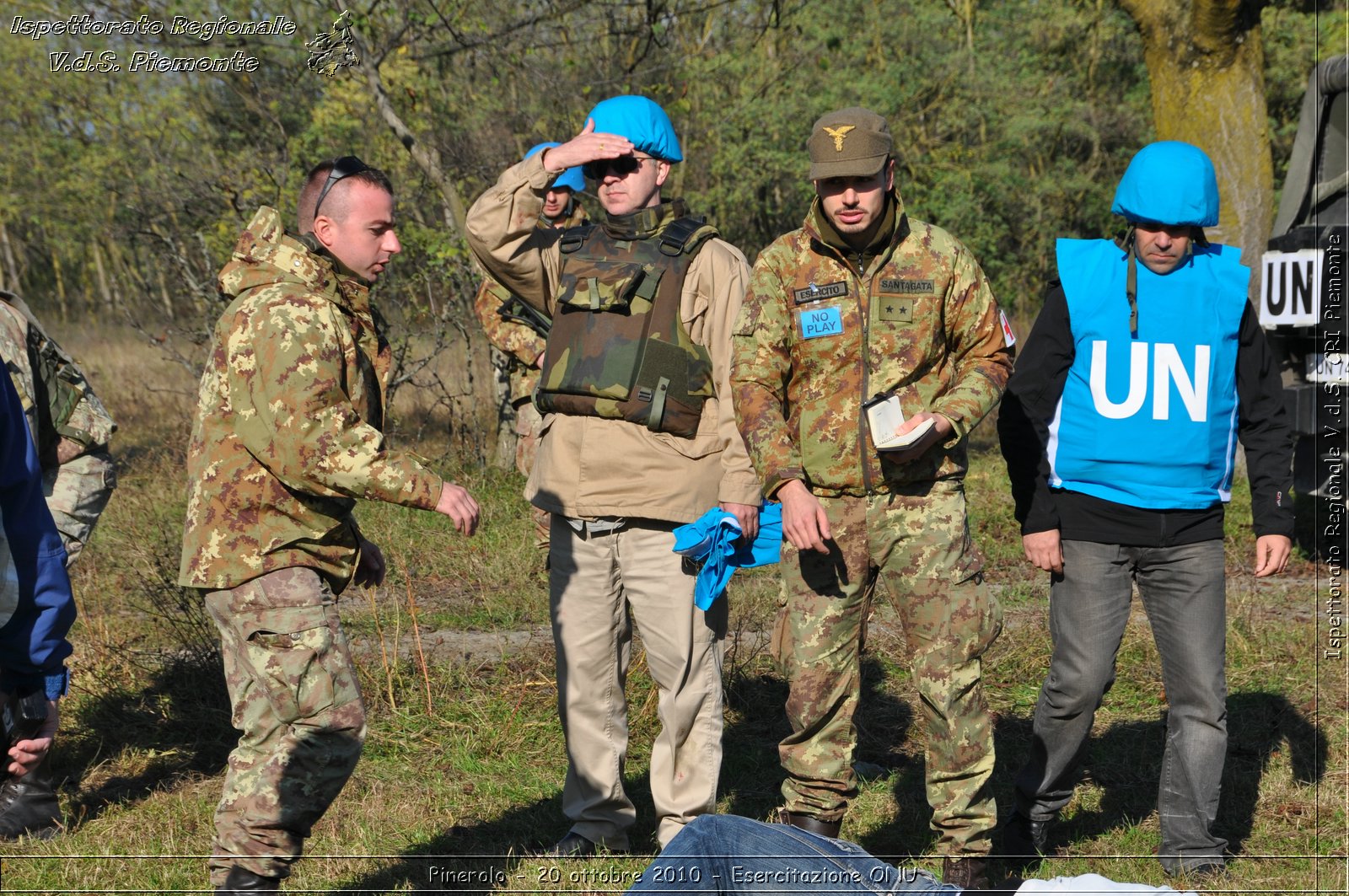 Pinerolo, Baudenasca - 20 ottobre 2010 - Esercitazione ONU -  Croce Rossa Italiana - Ispettorato Regionale Volontari del Soccorso Piemonte