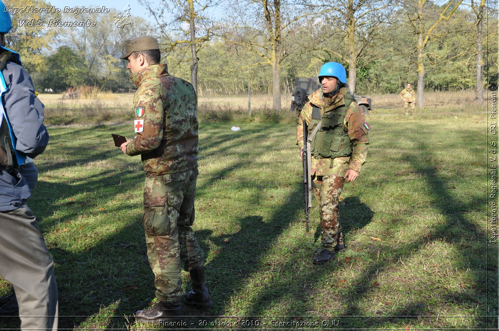 Pinerolo, Baudenasca - 20 ottobre 2010 - Esercitazione ONU -  Croce Rossa Italiana - Ispettorato Regionale Volontari del Soccorso Piemonte