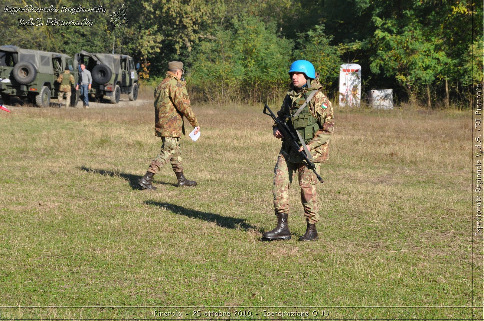 Pinerolo, Baudenasca - 20 ottobre 2010 - Esercitazione ONU -  Croce Rossa Italiana - Ispettorato Regionale Volontari del Soccorso Piemonte