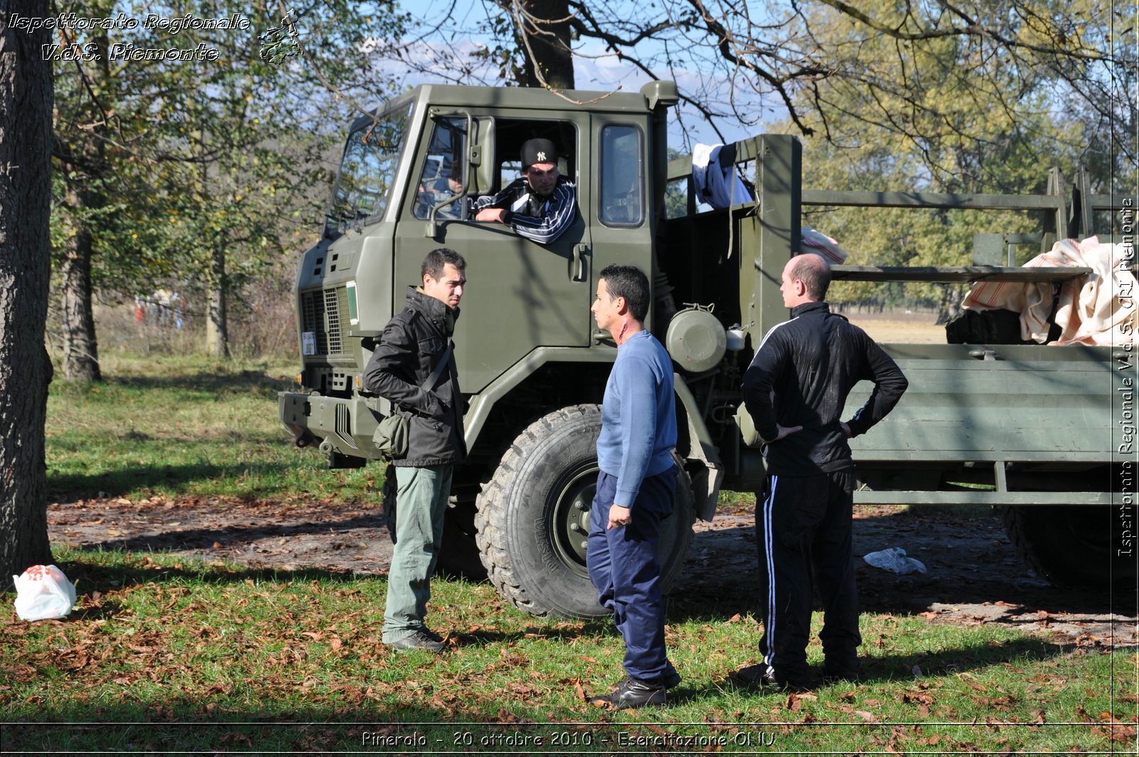 Pinerolo, Baudenasca - 20 ottobre 2010 - Esercitazione ONU -  Croce Rossa Italiana - Ispettorato Regionale Volontari del Soccorso Piemonte