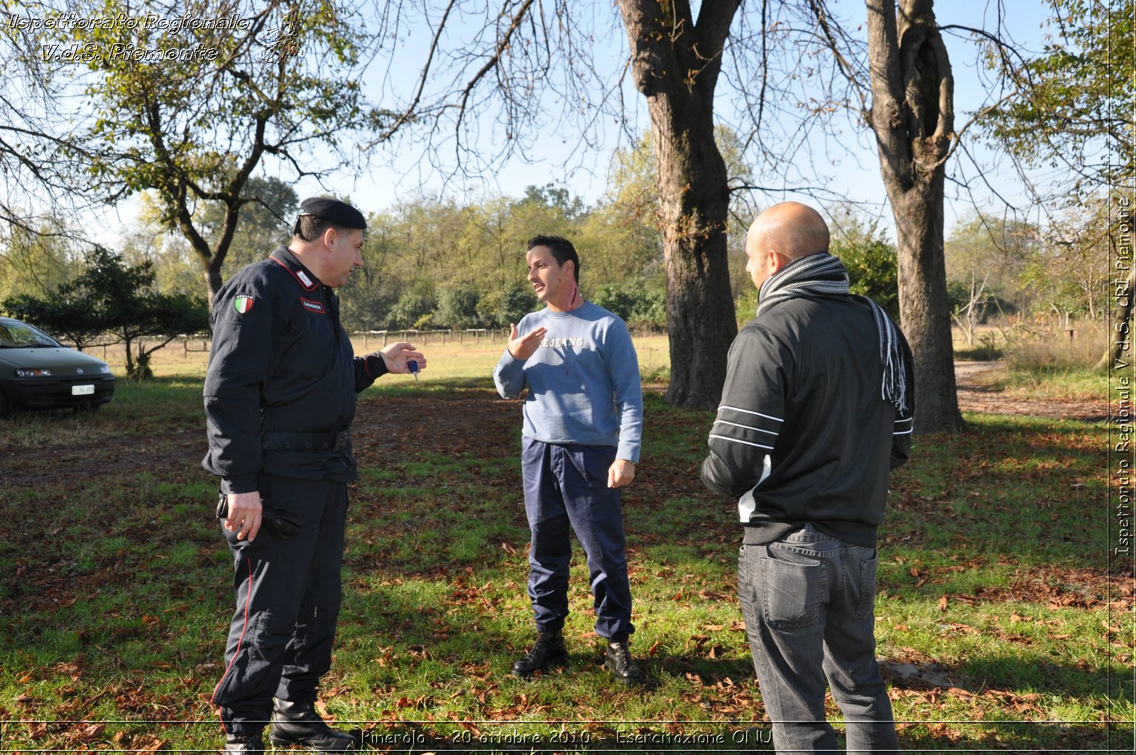 Pinerolo, Baudenasca - 20 ottobre 2010 - Esercitazione ONU -  Croce Rossa Italiana - Ispettorato Regionale Volontari del Soccorso Piemonte