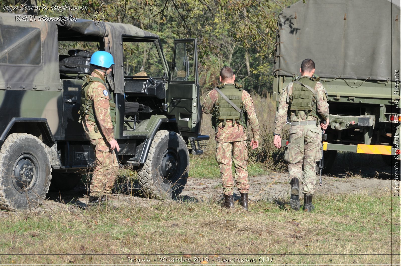 Pinerolo, Baudenasca - 20 ottobre 2010 - Esercitazione ONU -  Croce Rossa Italiana - Ispettorato Regionale Volontari del Soccorso Piemonte