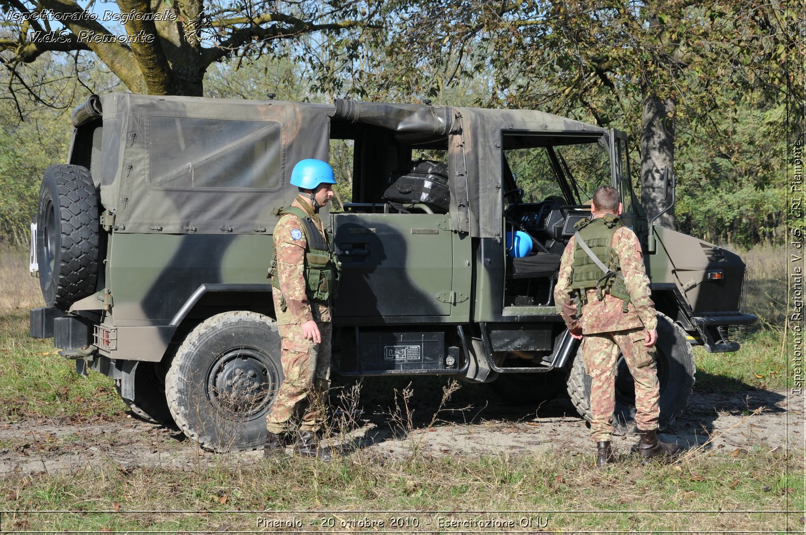 Pinerolo, Baudenasca - 20 ottobre 2010 - Esercitazione ONU -  Croce Rossa Italiana - Ispettorato Regionale Volontari del Soccorso Piemonte