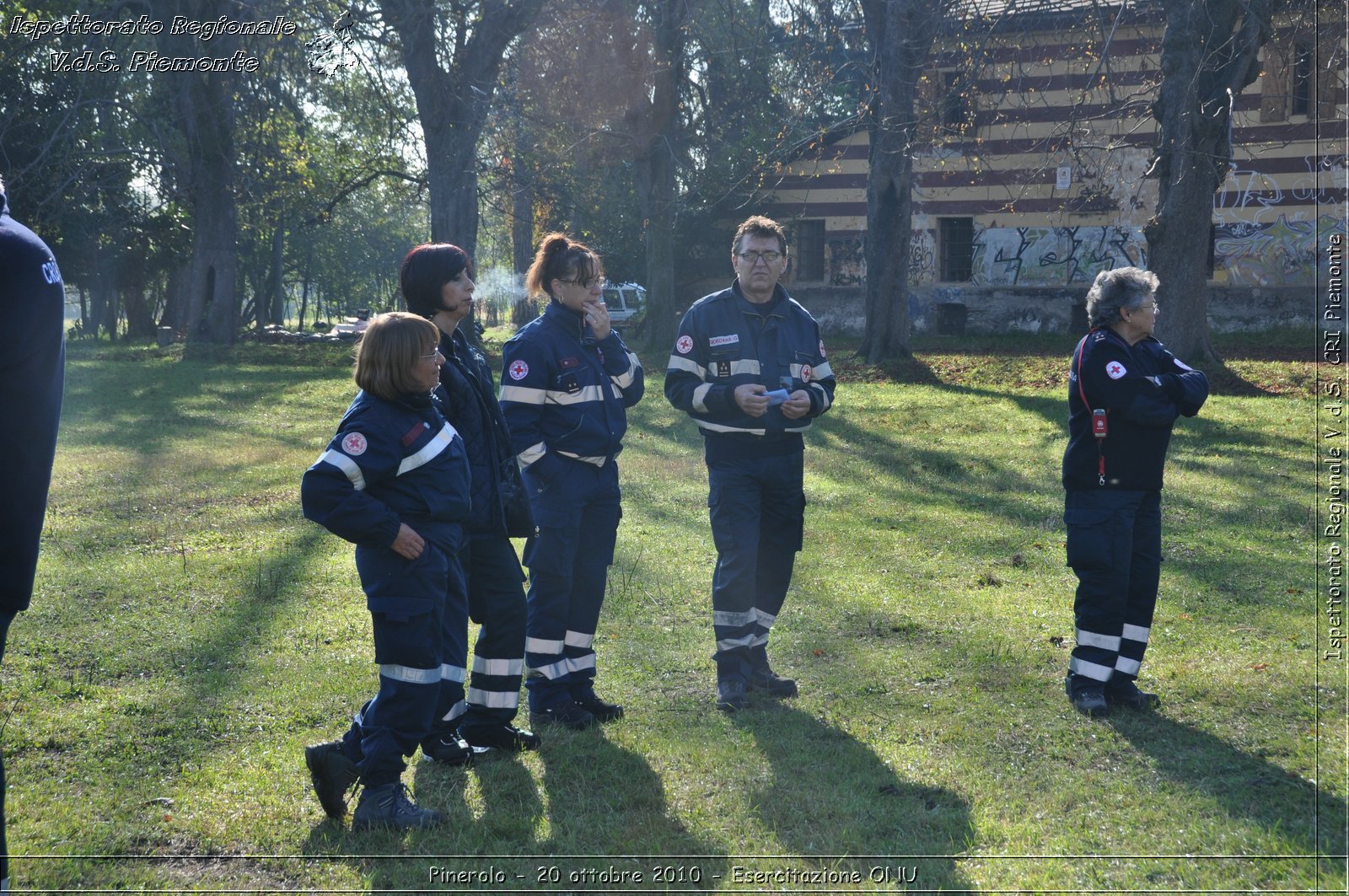 Pinerolo, Baudenasca - 20 ottobre 2010 - Esercitazione ONU -  Croce Rossa Italiana - Ispettorato Regionale Volontari del Soccorso Piemonte