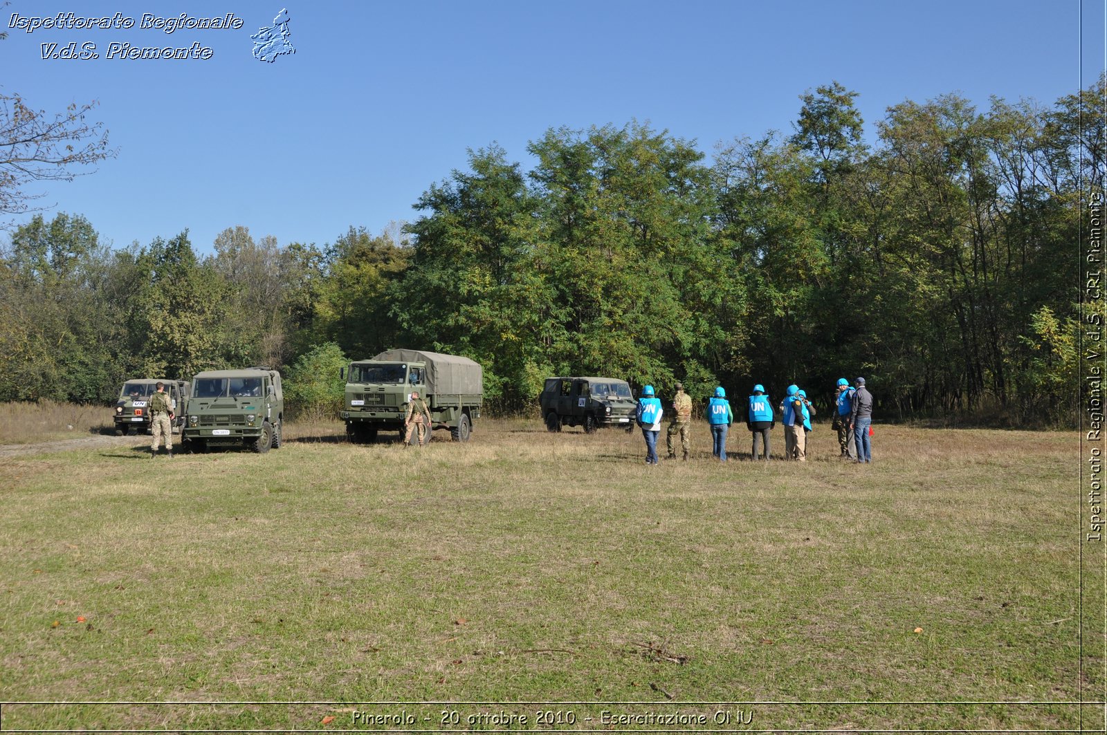 Pinerolo, Baudenasca - 20 ottobre 2010 - Esercitazione ONU -  Croce Rossa Italiana - Ispettorato Regionale Volontari del Soccorso Piemonte