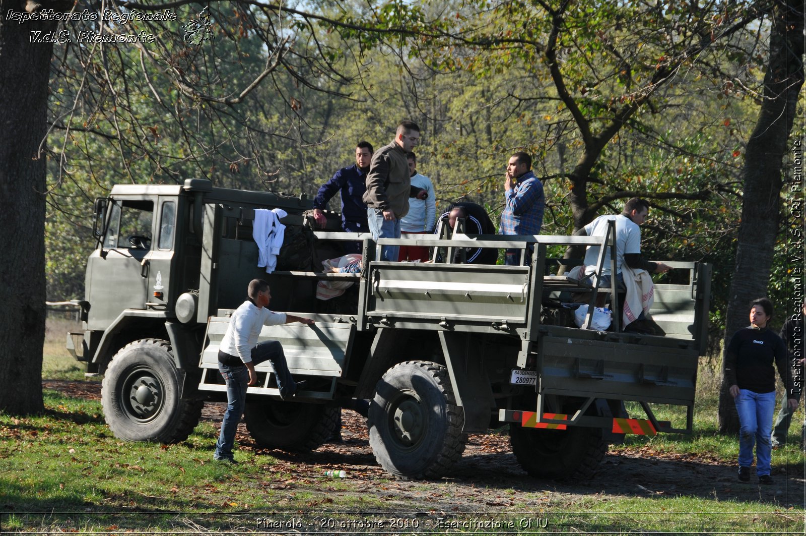 Pinerolo, Baudenasca - 20 ottobre 2010 - Esercitazione ONU -  Croce Rossa Italiana - Ispettorato Regionale Volontari del Soccorso Piemonte