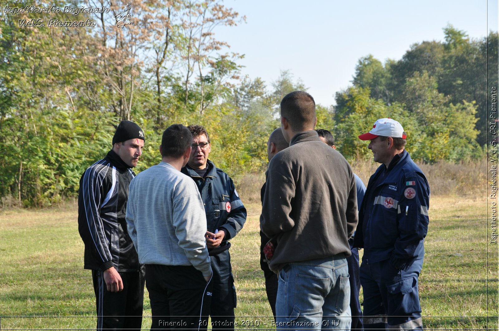 Pinerolo, Baudenasca - 20 ottobre 2010 - Esercitazione ONU -  Croce Rossa Italiana - Ispettorato Regionale Volontari del Soccorso Piemonte