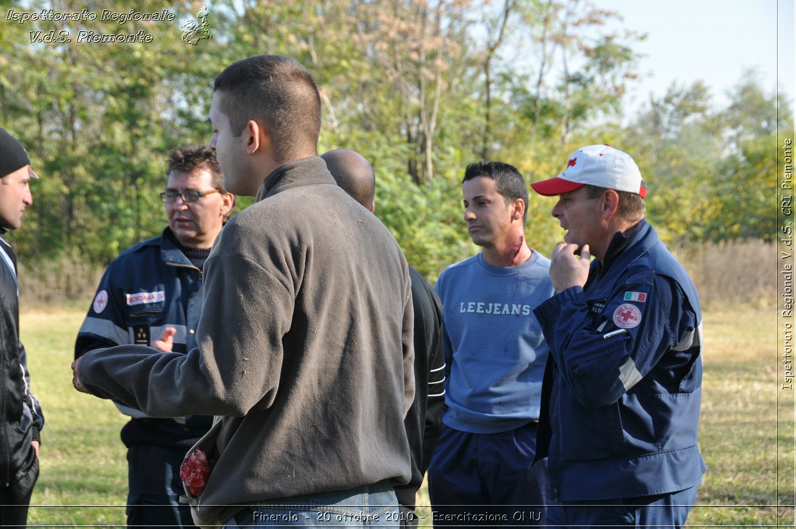 Pinerolo, Baudenasca - 20 ottobre 2010 - Esercitazione ONU -  Croce Rossa Italiana - Ispettorato Regionale Volontari del Soccorso Piemonte