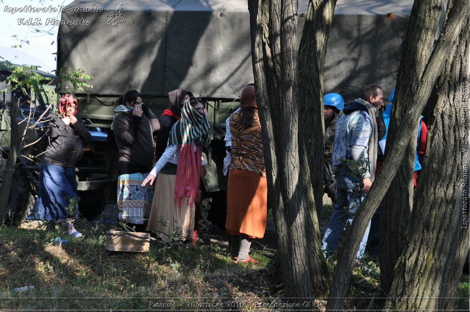 Pinerolo, Baudenasca - 20 ottobre 2010 - Esercitazione ONU -  Croce Rossa Italiana - Ispettorato Regionale Volontari del Soccorso Piemonte