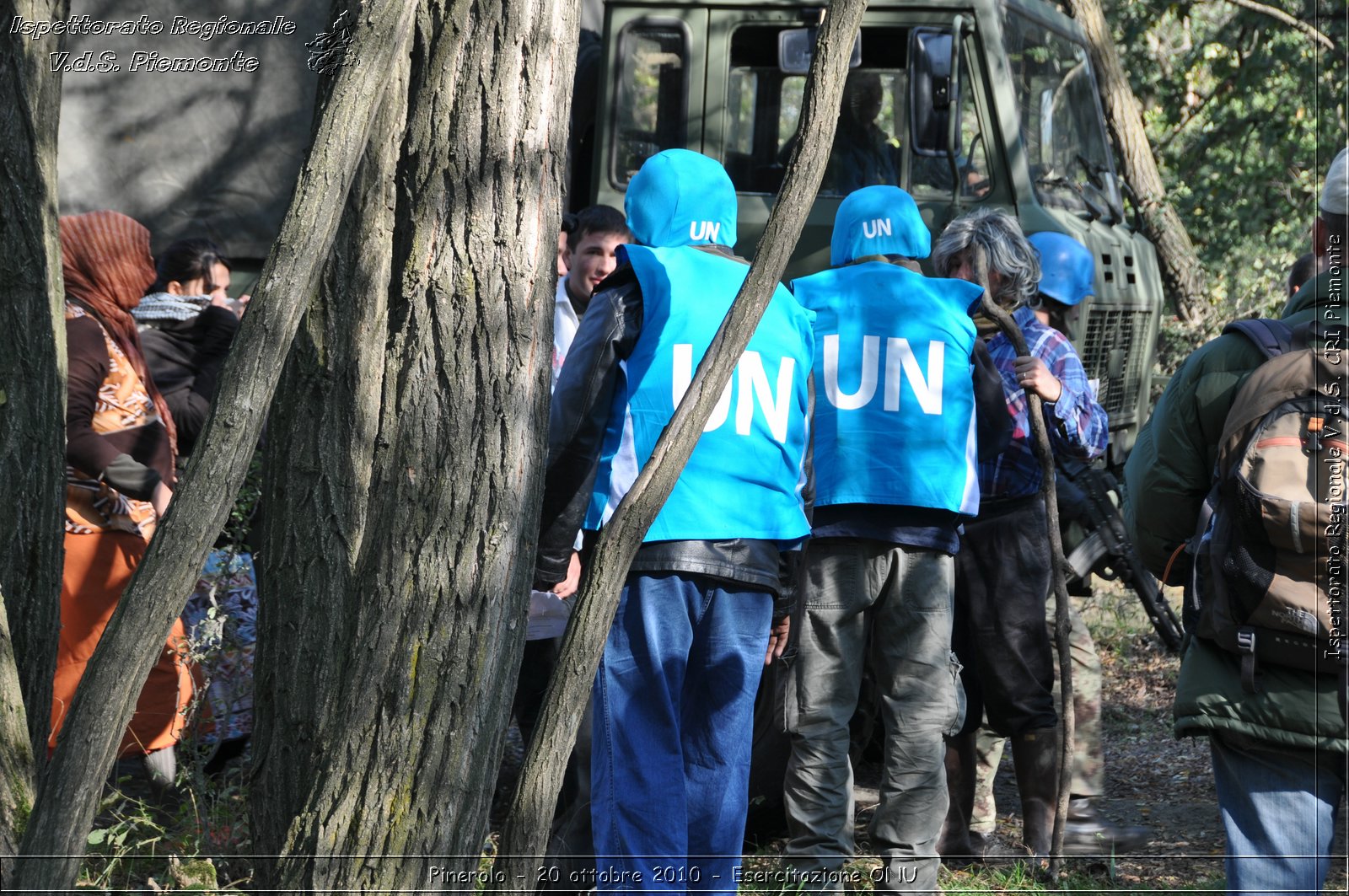 Pinerolo, Baudenasca - 20 ottobre 2010 - Esercitazione ONU -  Croce Rossa Italiana - Ispettorato Regionale Volontari del Soccorso Piemonte