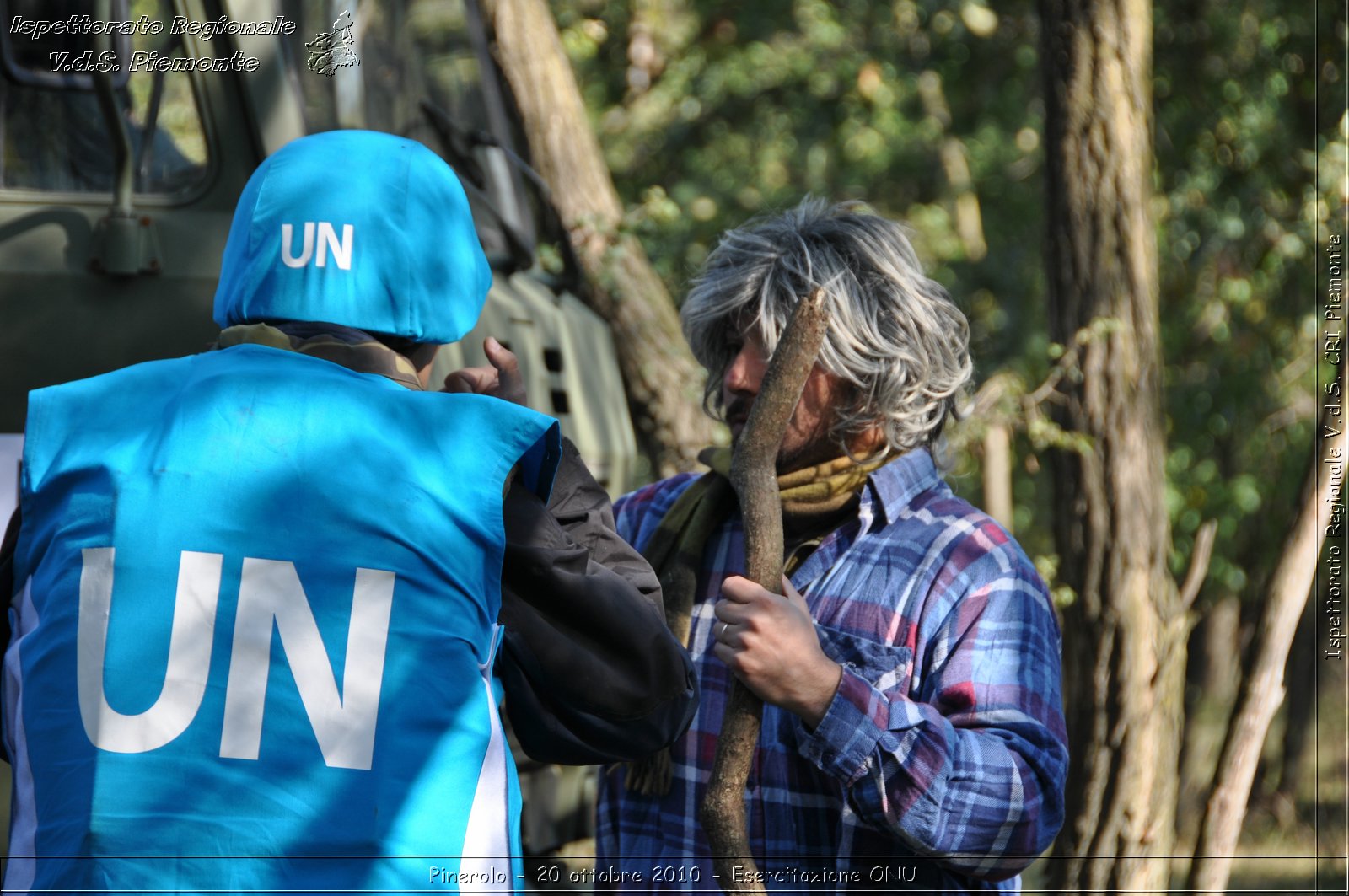 Pinerolo, Baudenasca - 20 ottobre 2010 - Esercitazione ONU -  Croce Rossa Italiana - Ispettorato Regionale Volontari del Soccorso Piemonte