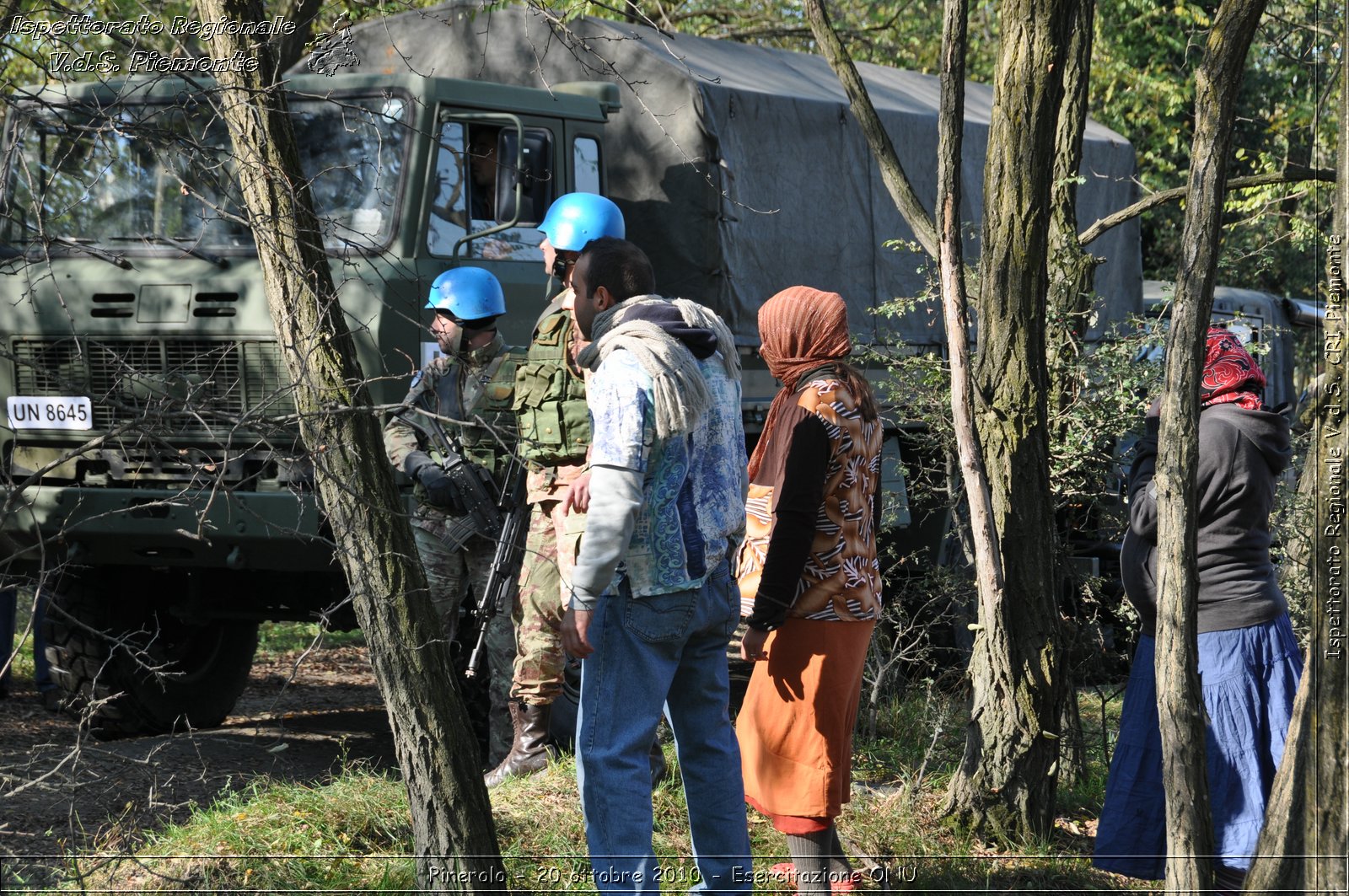 Pinerolo, Baudenasca - 20 ottobre 2010 - Esercitazione ONU -  Croce Rossa Italiana - Ispettorato Regionale Volontari del Soccorso Piemonte