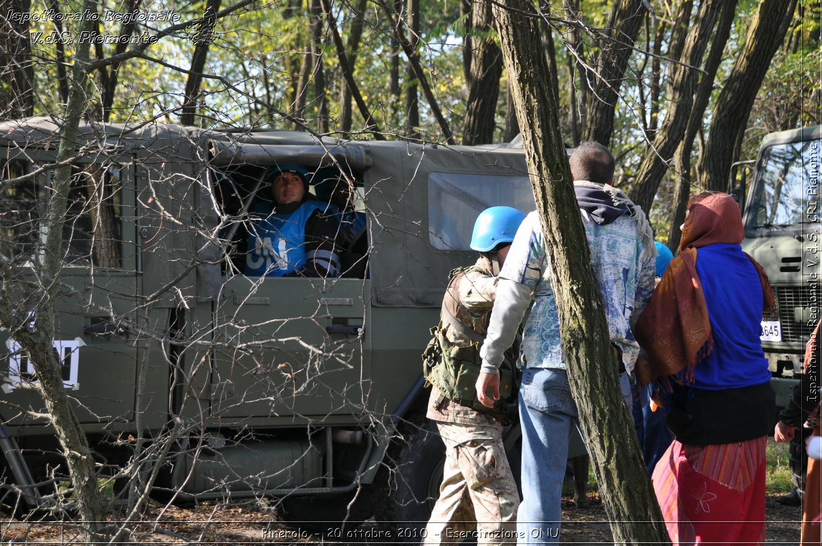 Pinerolo, Baudenasca - 20 ottobre 2010 - Esercitazione ONU -  Croce Rossa Italiana - Ispettorato Regionale Volontari del Soccorso Piemonte