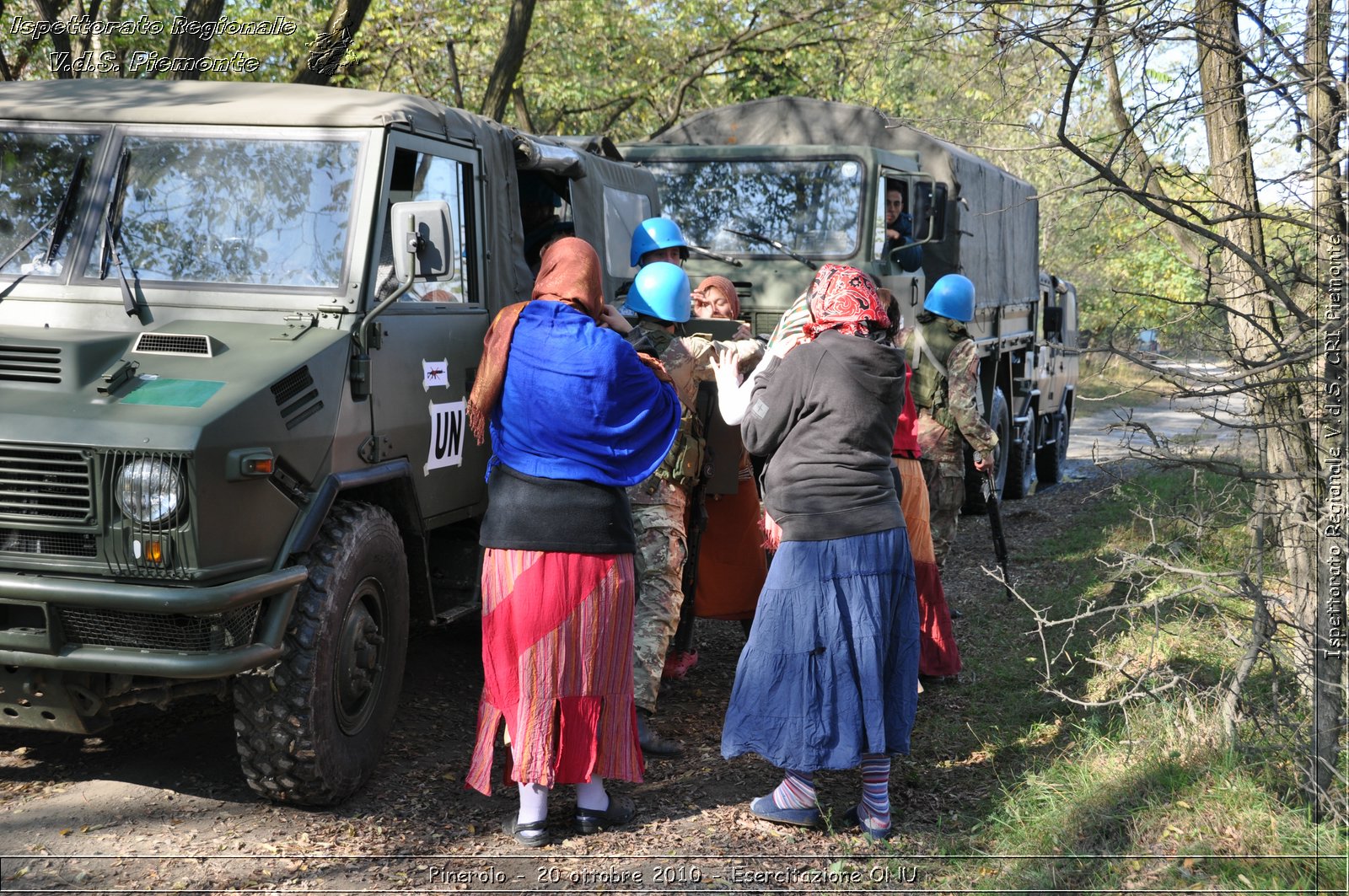 Pinerolo, Baudenasca - 20 ottobre 2010 - Esercitazione ONU -  Croce Rossa Italiana - Ispettorato Regionale Volontari del Soccorso Piemonte