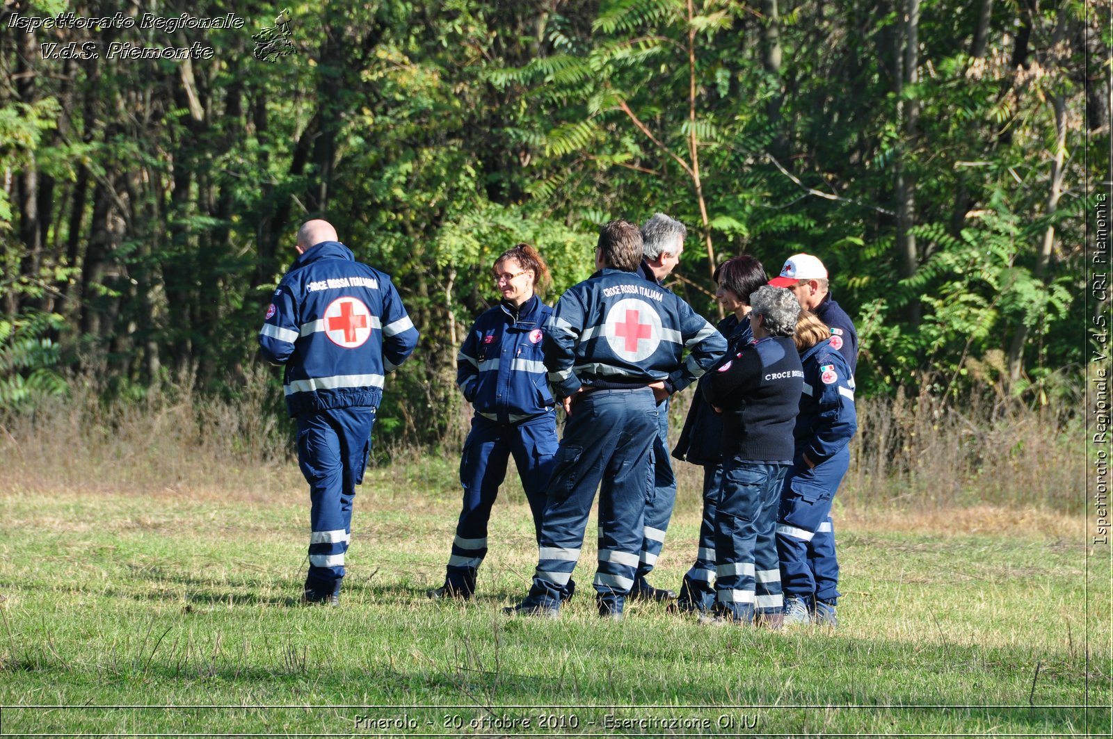 Pinerolo, Baudenasca - 20 ottobre 2010 - Esercitazione ONU -  Croce Rossa Italiana - Ispettorato Regionale Volontari del Soccorso Piemonte