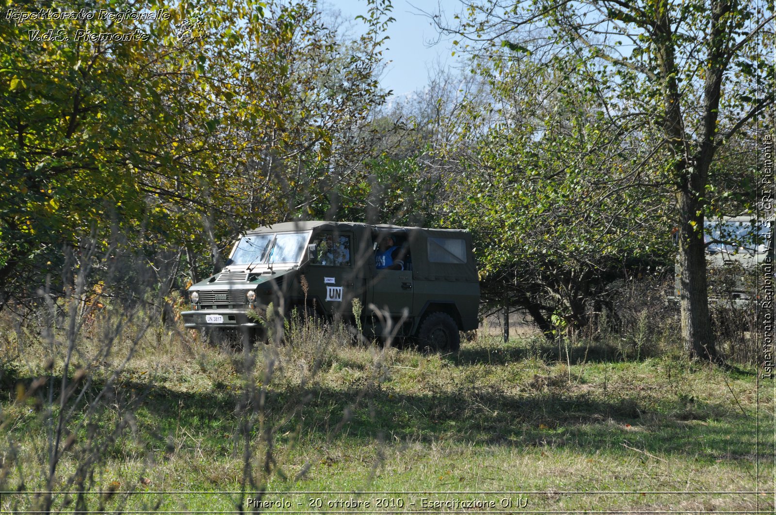 Pinerolo, Baudenasca - 20 ottobre 2010 - Esercitazione ONU -  Croce Rossa Italiana - Ispettorato Regionale Volontari del Soccorso Piemonte