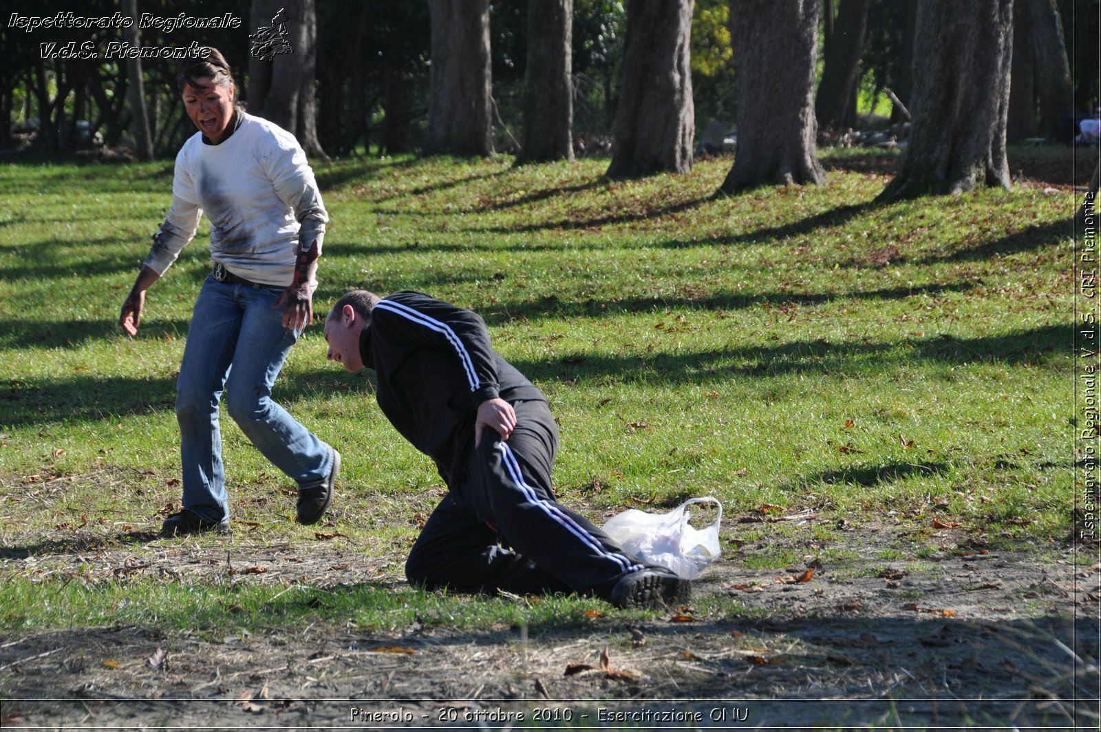 Pinerolo, Baudenasca - 20 ottobre 2010 - Esercitazione ONU -  Croce Rossa Italiana - Ispettorato Regionale Volontari del Soccorso Piemonte