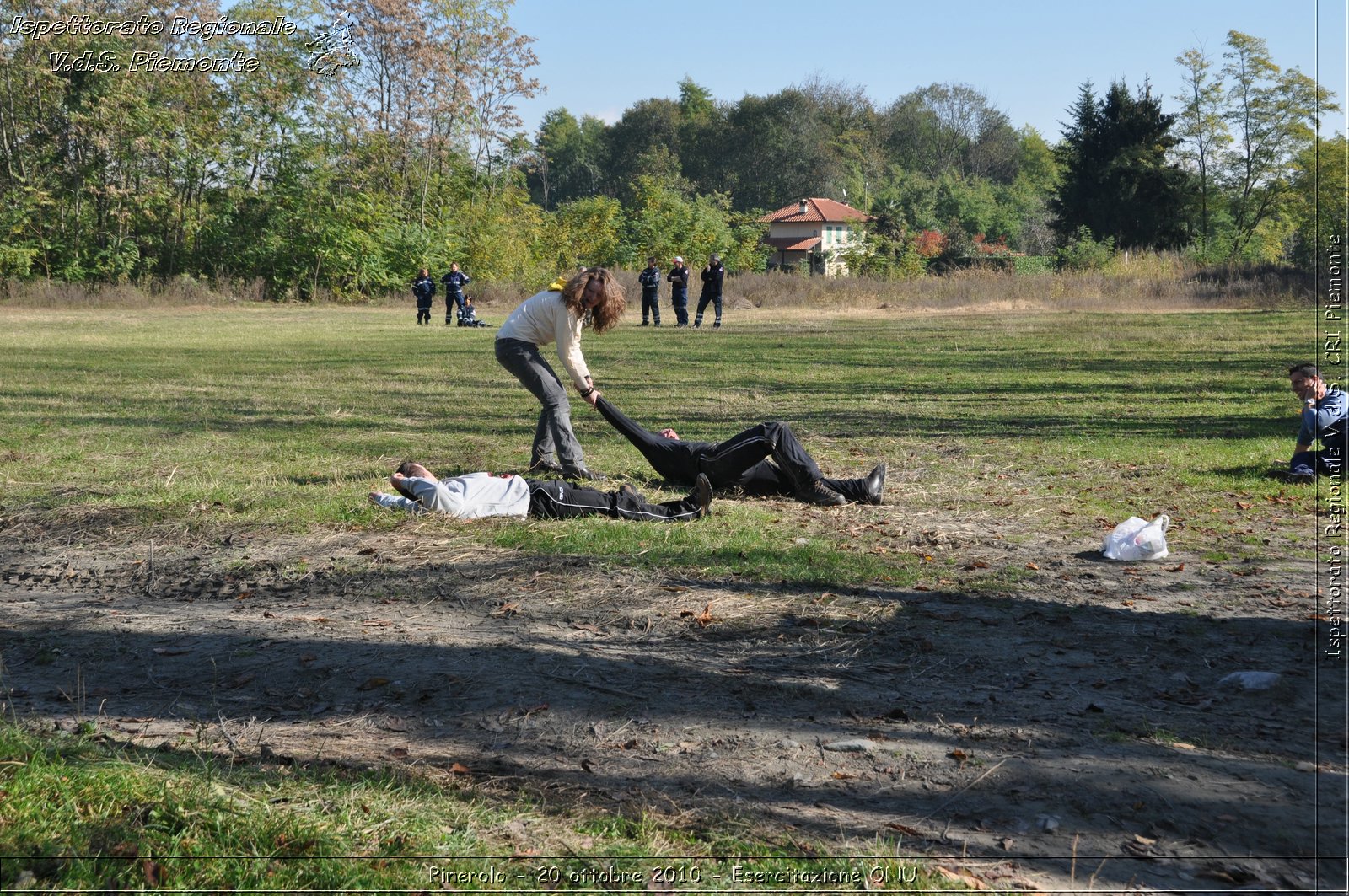 Pinerolo, Baudenasca - 20 ottobre 2010 - Esercitazione ONU -  Croce Rossa Italiana - Ispettorato Regionale Volontari del Soccorso Piemonte