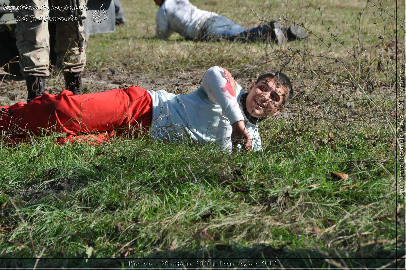 Pinerolo, Baudenasca - 20 ottobre 2010 - Esercitazione ONU -  Croce Rossa Italiana - Ispettorato Regionale Volontari del Soccorso Piemonte