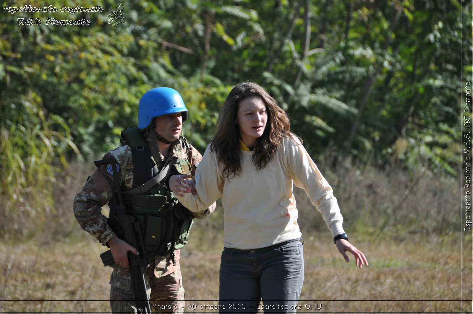 Pinerolo, Baudenasca - 20 ottobre 2010 - Esercitazione ONU -  Croce Rossa Italiana - Ispettorato Regionale Volontari del Soccorso Piemonte