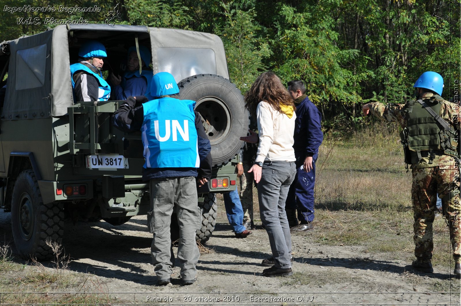 Pinerolo, Baudenasca - 20 ottobre 2010 - Esercitazione ONU -  Croce Rossa Italiana - Ispettorato Regionale Volontari del Soccorso Piemonte