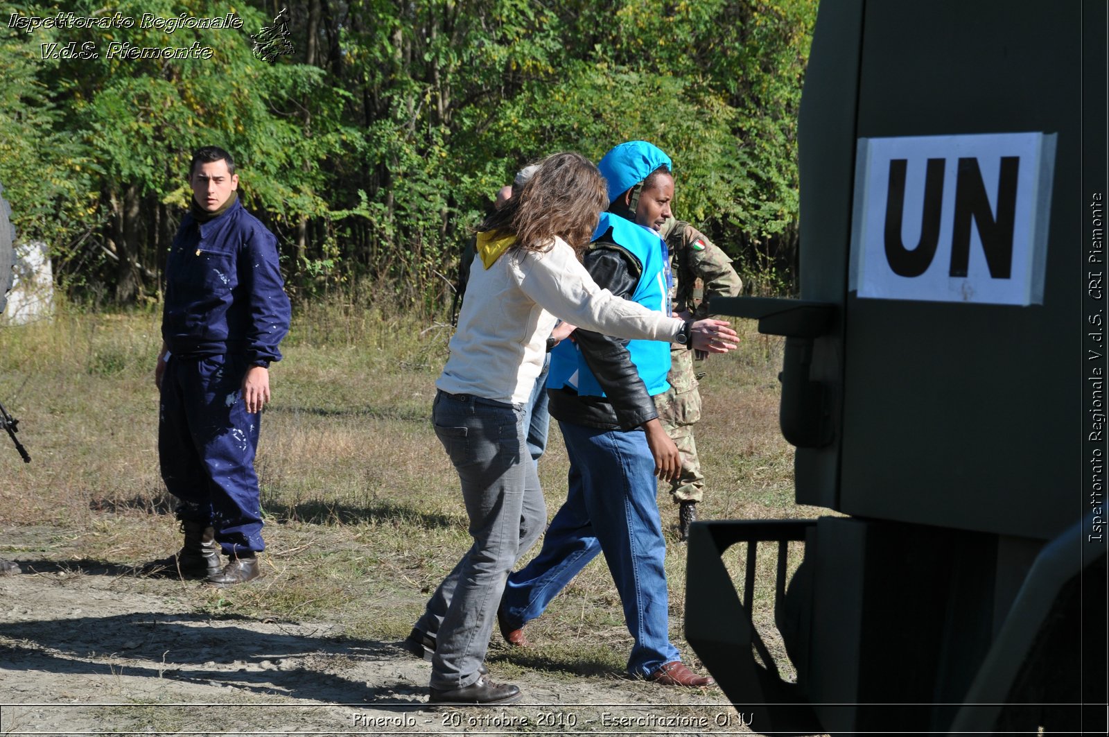 Pinerolo, Baudenasca - 20 ottobre 2010 - Esercitazione ONU -  Croce Rossa Italiana - Ispettorato Regionale Volontari del Soccorso Piemonte