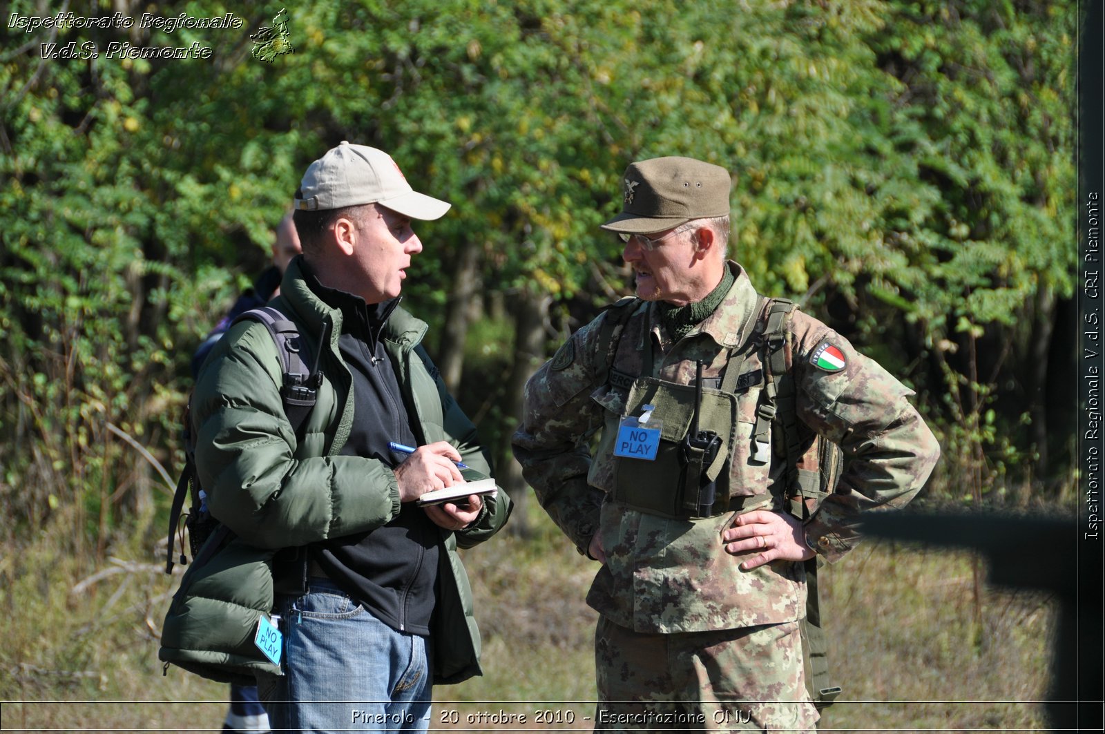 Pinerolo, Baudenasca - 20 ottobre 2010 - Esercitazione ONU -  Croce Rossa Italiana - Ispettorato Regionale Volontari del Soccorso Piemonte