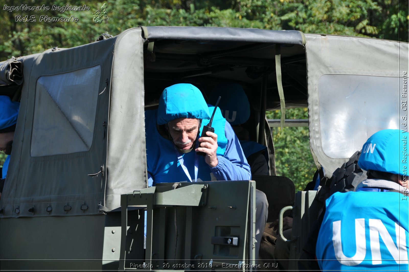 Pinerolo, Baudenasca - 20 ottobre 2010 - Esercitazione ONU -  Croce Rossa Italiana - Ispettorato Regionale Volontari del Soccorso Piemonte