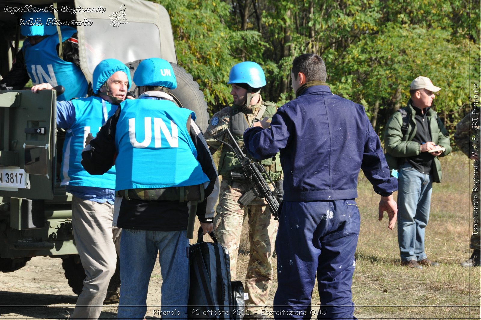 Pinerolo, Baudenasca - 20 ottobre 2010 - Esercitazione ONU -  Croce Rossa Italiana - Ispettorato Regionale Volontari del Soccorso Piemonte