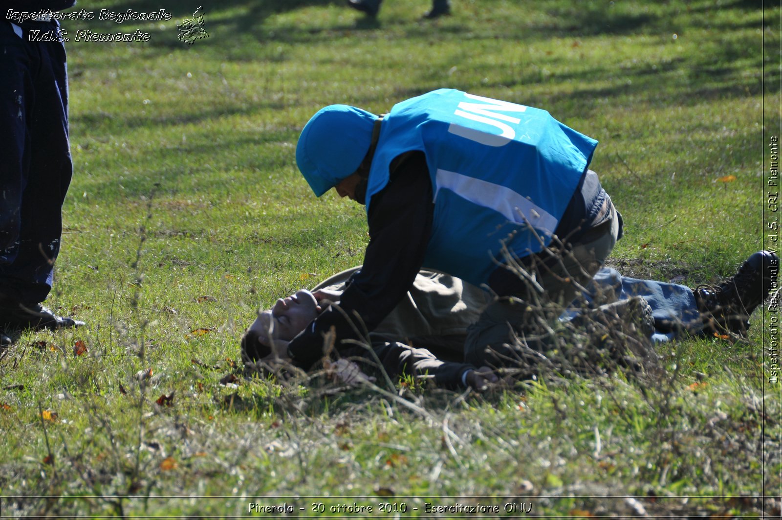 Pinerolo, Baudenasca - 20 ottobre 2010 - Esercitazione ONU -  Croce Rossa Italiana - Ispettorato Regionale Volontari del Soccorso Piemonte