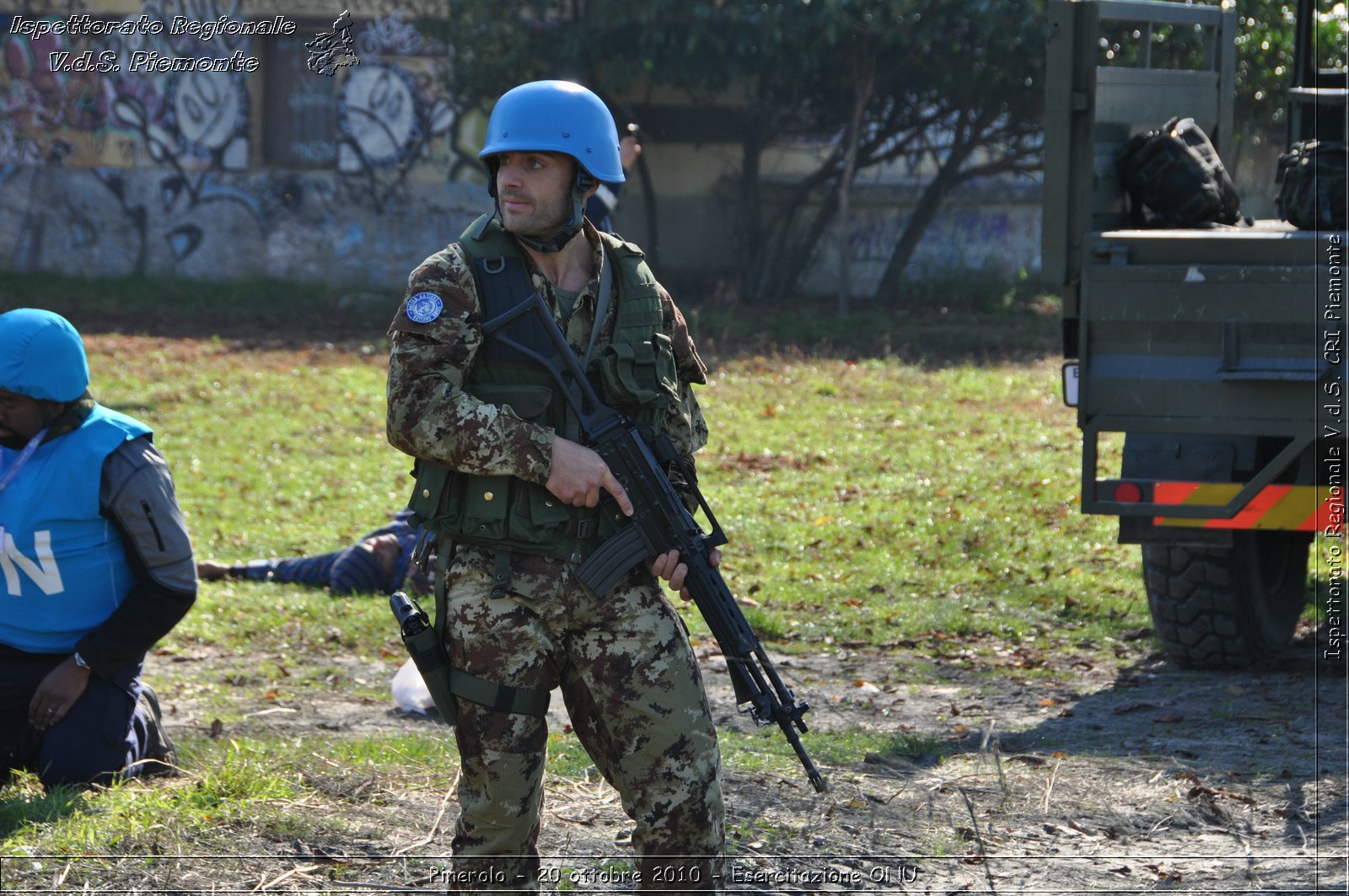 Pinerolo, Baudenasca - 20 ottobre 2010 - Esercitazione ONU -  Croce Rossa Italiana - Ispettorato Regionale Volontari del Soccorso Piemonte