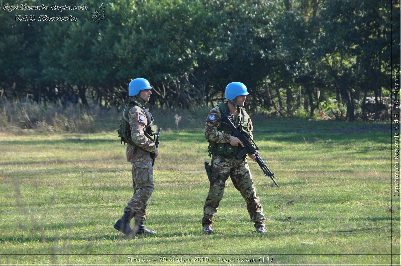 Pinerolo, Baudenasca - 20 ottobre 2010 - Esercitazione ONU -  Croce Rossa Italiana - Ispettorato Regionale Volontari del Soccorso Piemonte