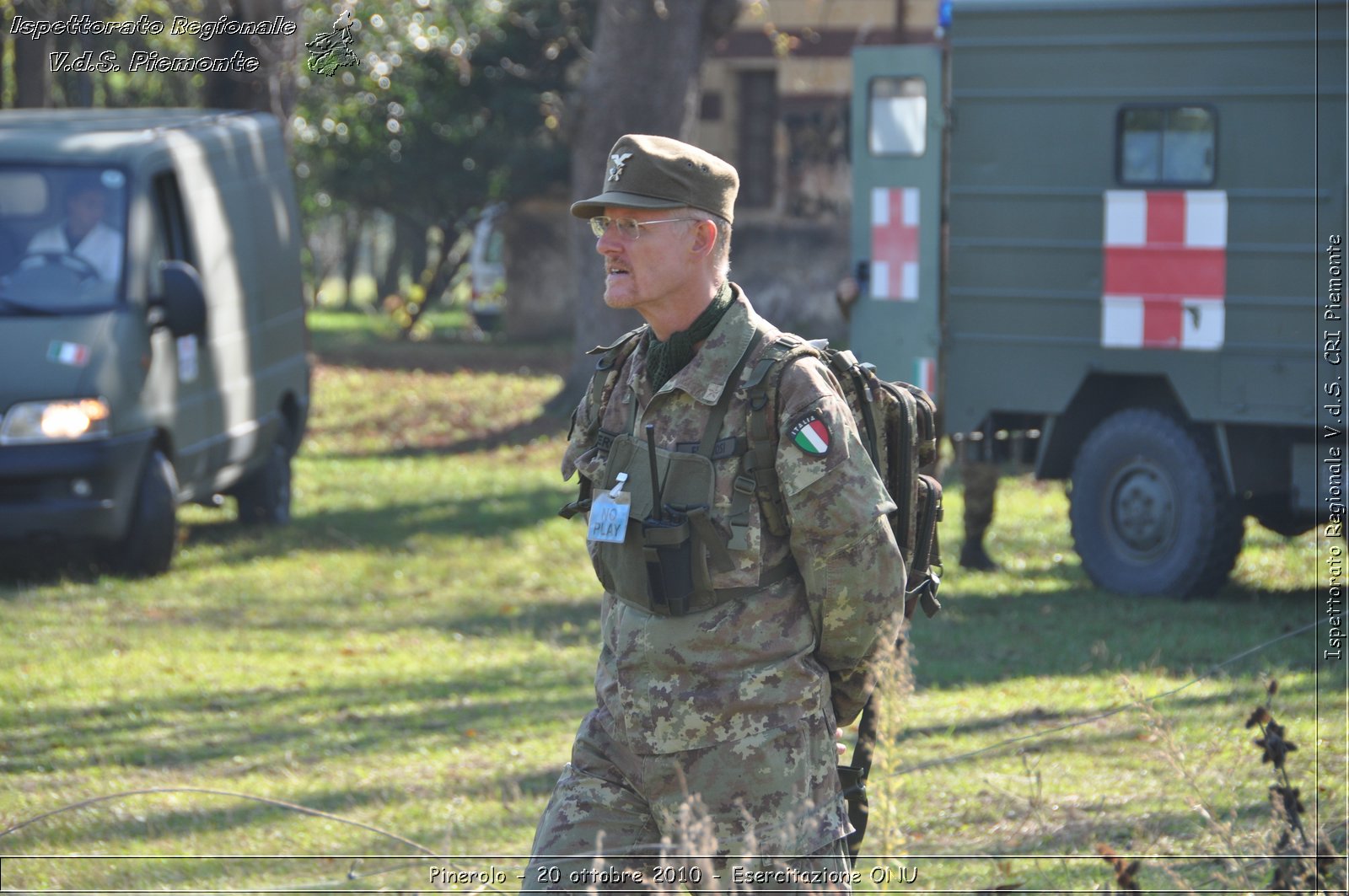 Pinerolo, Baudenasca - 20 ottobre 2010 - Esercitazione ONU -  Croce Rossa Italiana - Ispettorato Regionale Volontari del Soccorso Piemonte