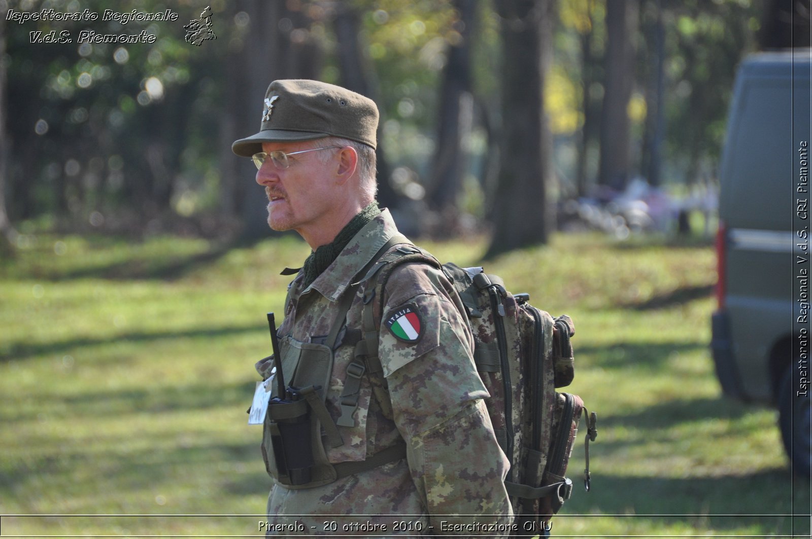 Pinerolo, Baudenasca - 20 ottobre 2010 - Esercitazione ONU -  Croce Rossa Italiana - Ispettorato Regionale Volontari del Soccorso Piemonte