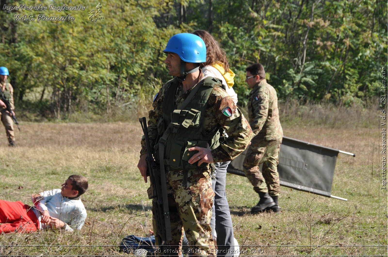 Pinerolo, Baudenasca - 20 ottobre 2010 - Esercitazione ONU -  Croce Rossa Italiana - Ispettorato Regionale Volontari del Soccorso Piemonte