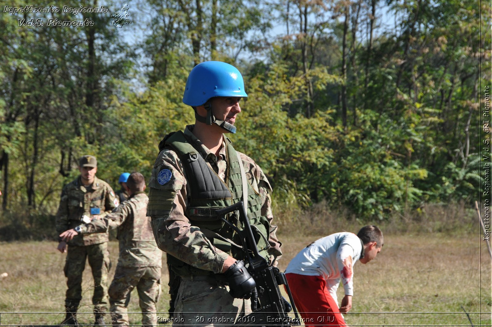 Pinerolo, Baudenasca - 20 ottobre 2010 - Esercitazione ONU -  Croce Rossa Italiana - Ispettorato Regionale Volontari del Soccorso Piemonte