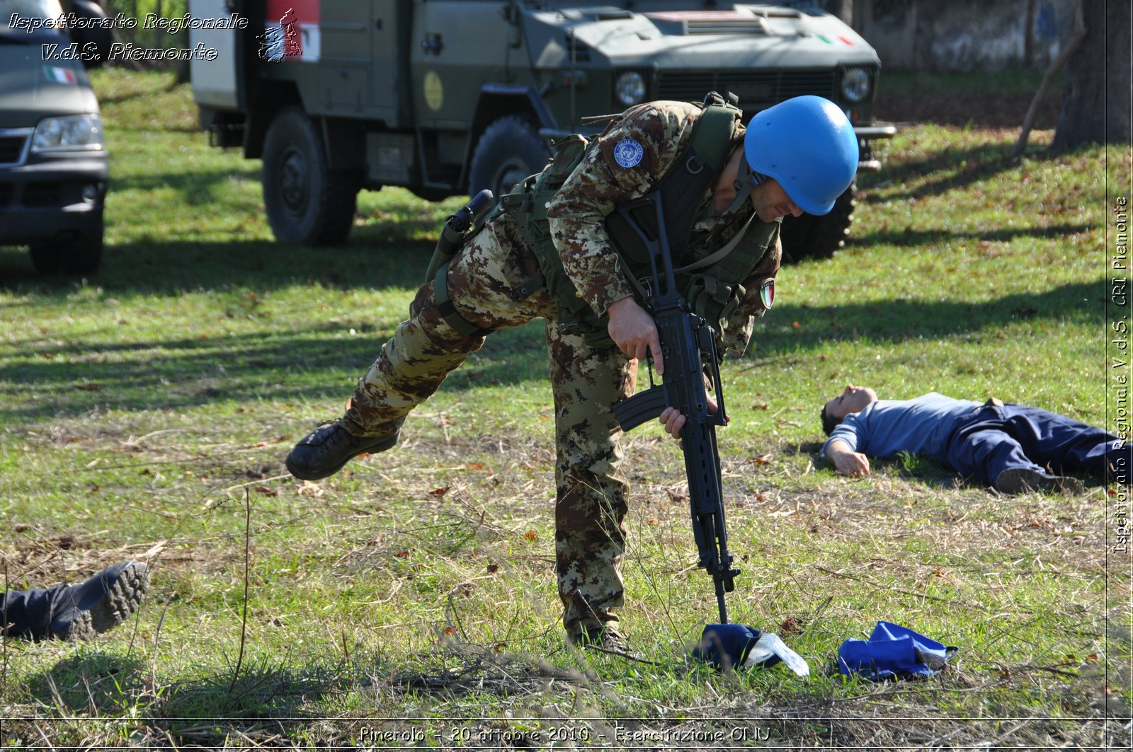 Pinerolo, Baudenasca - 20 ottobre 2010 - Esercitazione ONU -  Croce Rossa Italiana - Ispettorato Regionale Volontari del Soccorso Piemonte