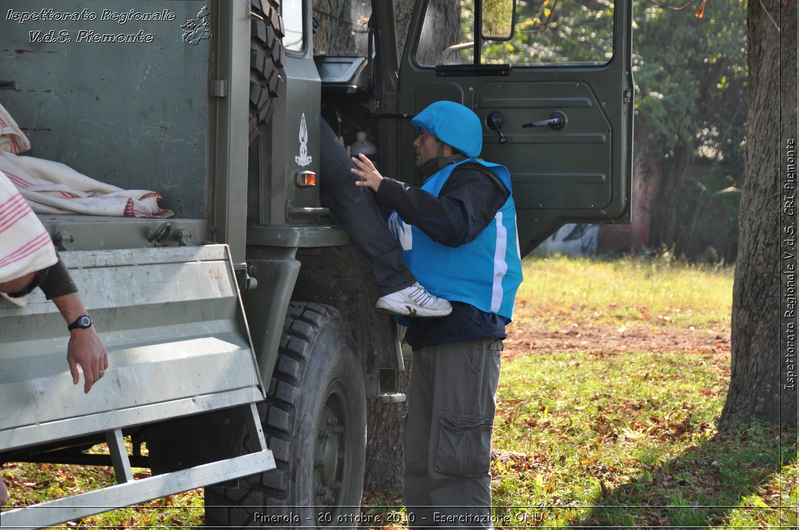 Pinerolo, Baudenasca - 20 ottobre 2010 - Esercitazione ONU -  Croce Rossa Italiana - Ispettorato Regionale Volontari del Soccorso Piemonte