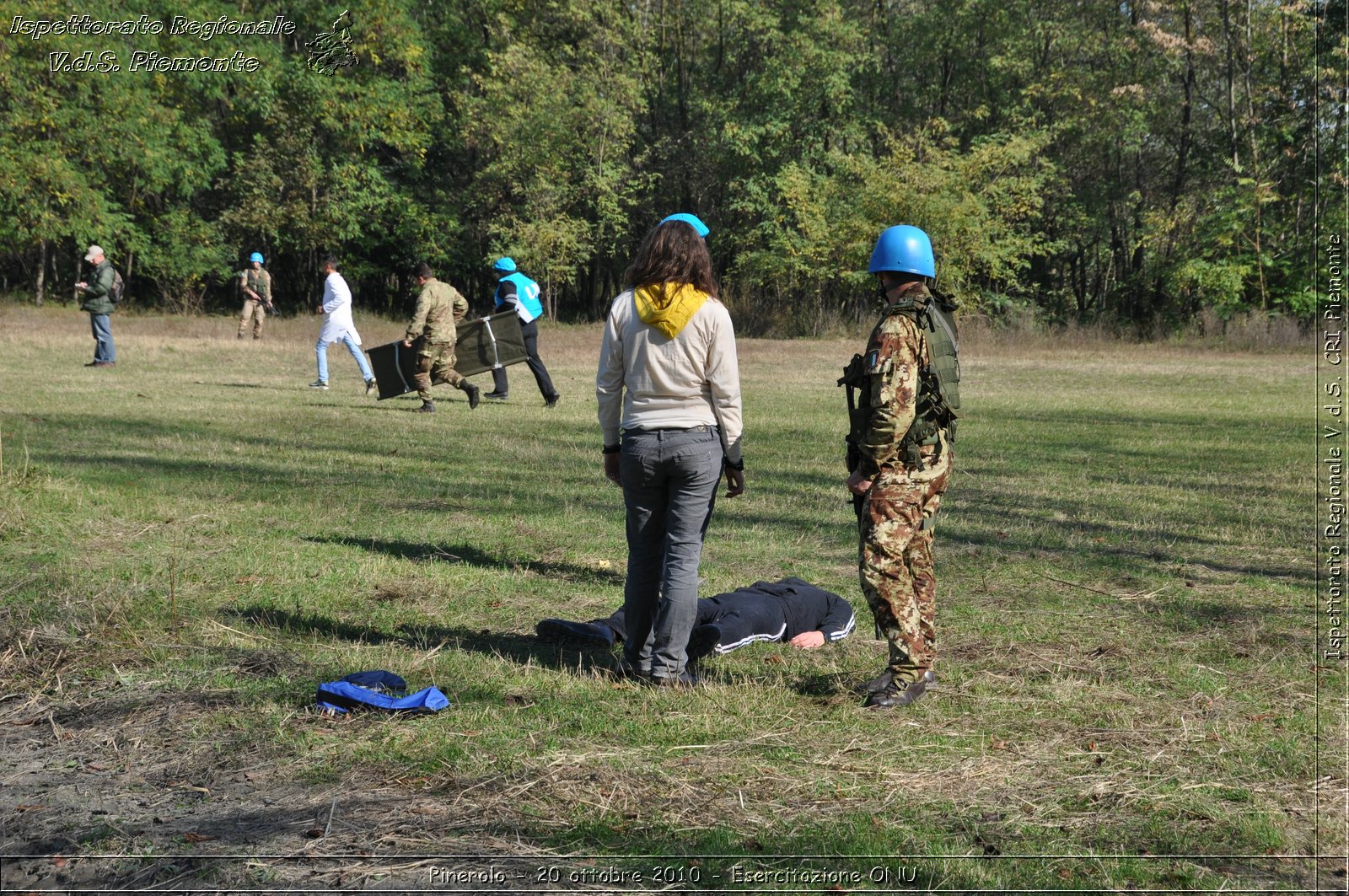 Pinerolo, Baudenasca - 20 ottobre 2010 - Esercitazione ONU -  Croce Rossa Italiana - Ispettorato Regionale Volontari del Soccorso Piemonte