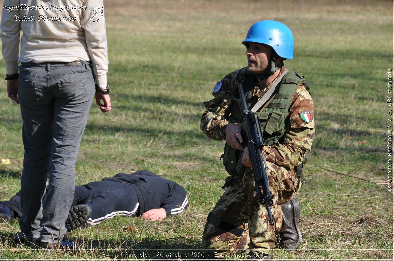 Pinerolo, Baudenasca - 20 ottobre 2010 - Esercitazione ONU -  Croce Rossa Italiana - Ispettorato Regionale Volontari del Soccorso Piemonte