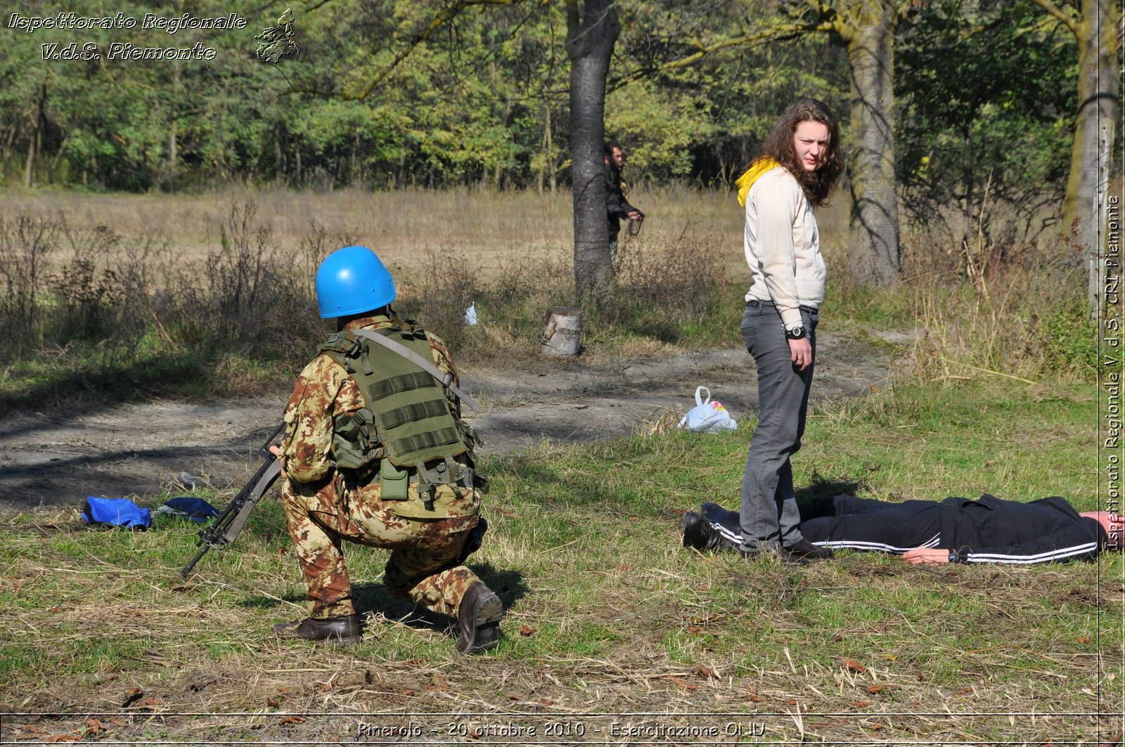 Pinerolo, Baudenasca - 20 ottobre 2010 - Esercitazione ONU -  Croce Rossa Italiana - Ispettorato Regionale Volontari del Soccorso Piemonte