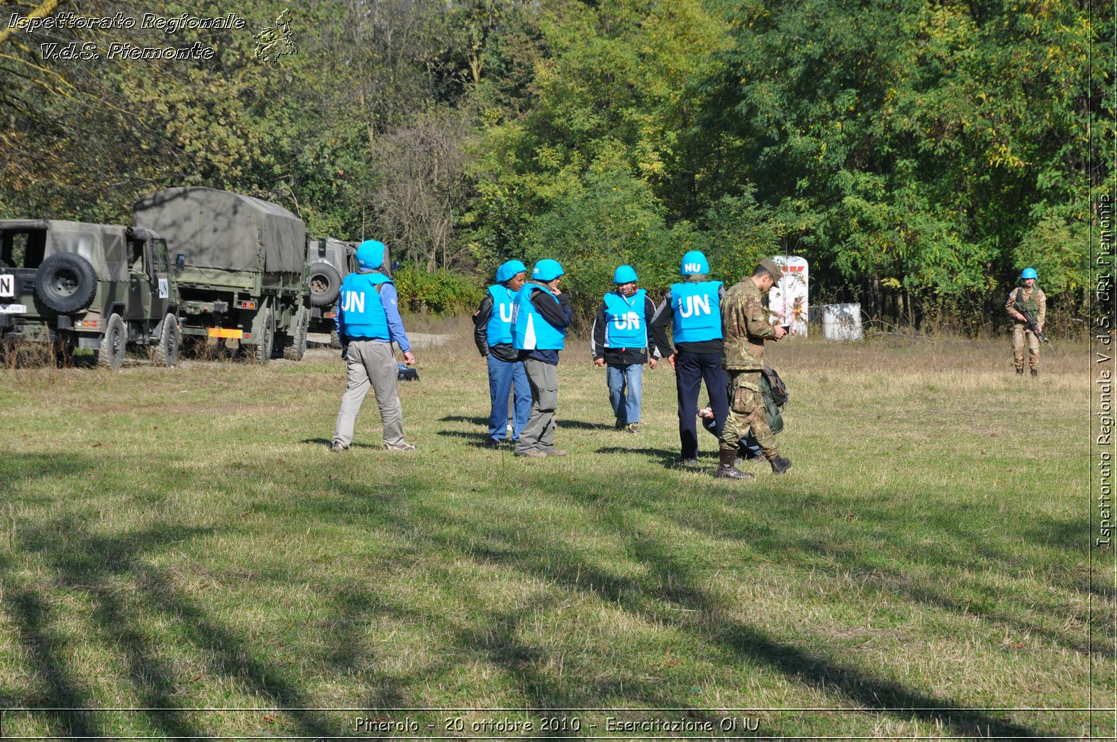 Pinerolo, Baudenasca - 20 ottobre 2010 - Esercitazione ONU -  Croce Rossa Italiana - Ispettorato Regionale Volontari del Soccorso Piemonte