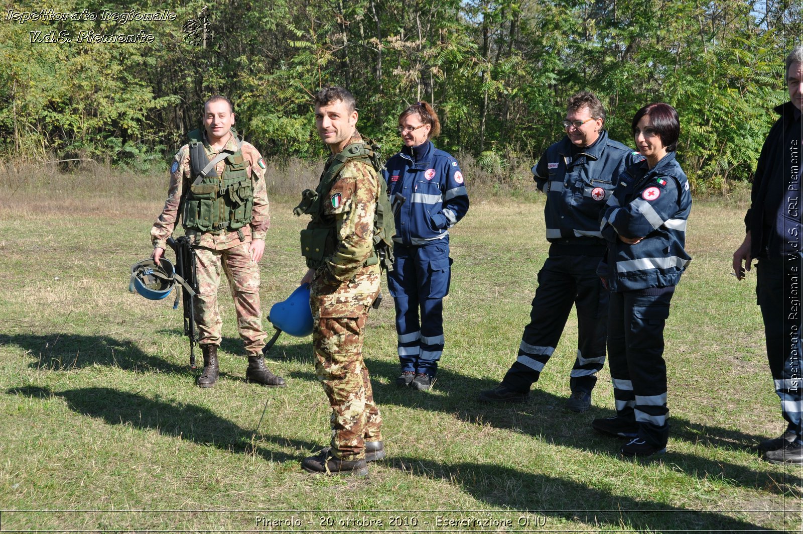 Pinerolo, Baudenasca - 20 ottobre 2010 - Esercitazione ONU -  Croce Rossa Italiana - Ispettorato Regionale Volontari del Soccorso Piemonte