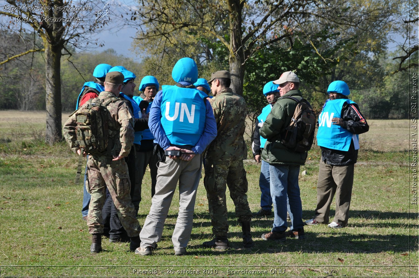 Pinerolo, Baudenasca - 20 ottobre 2010 - Esercitazione ONU -  Croce Rossa Italiana - Ispettorato Regionale Volontari del Soccorso Piemonte