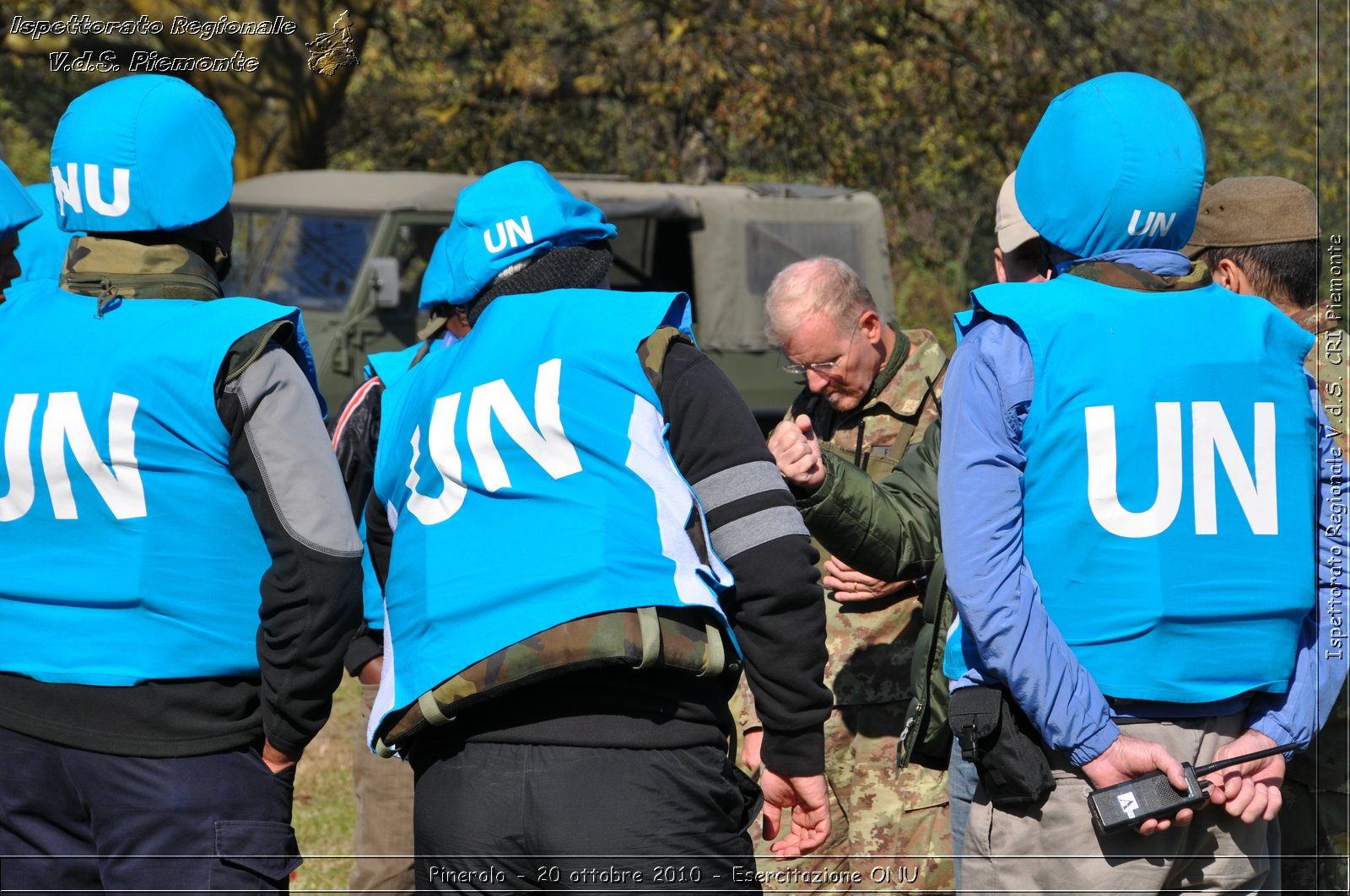 Pinerolo, Baudenasca - 20 ottobre 2010 - Esercitazione ONU -  Croce Rossa Italiana - Ispettorato Regionale Volontari del Soccorso Piemonte