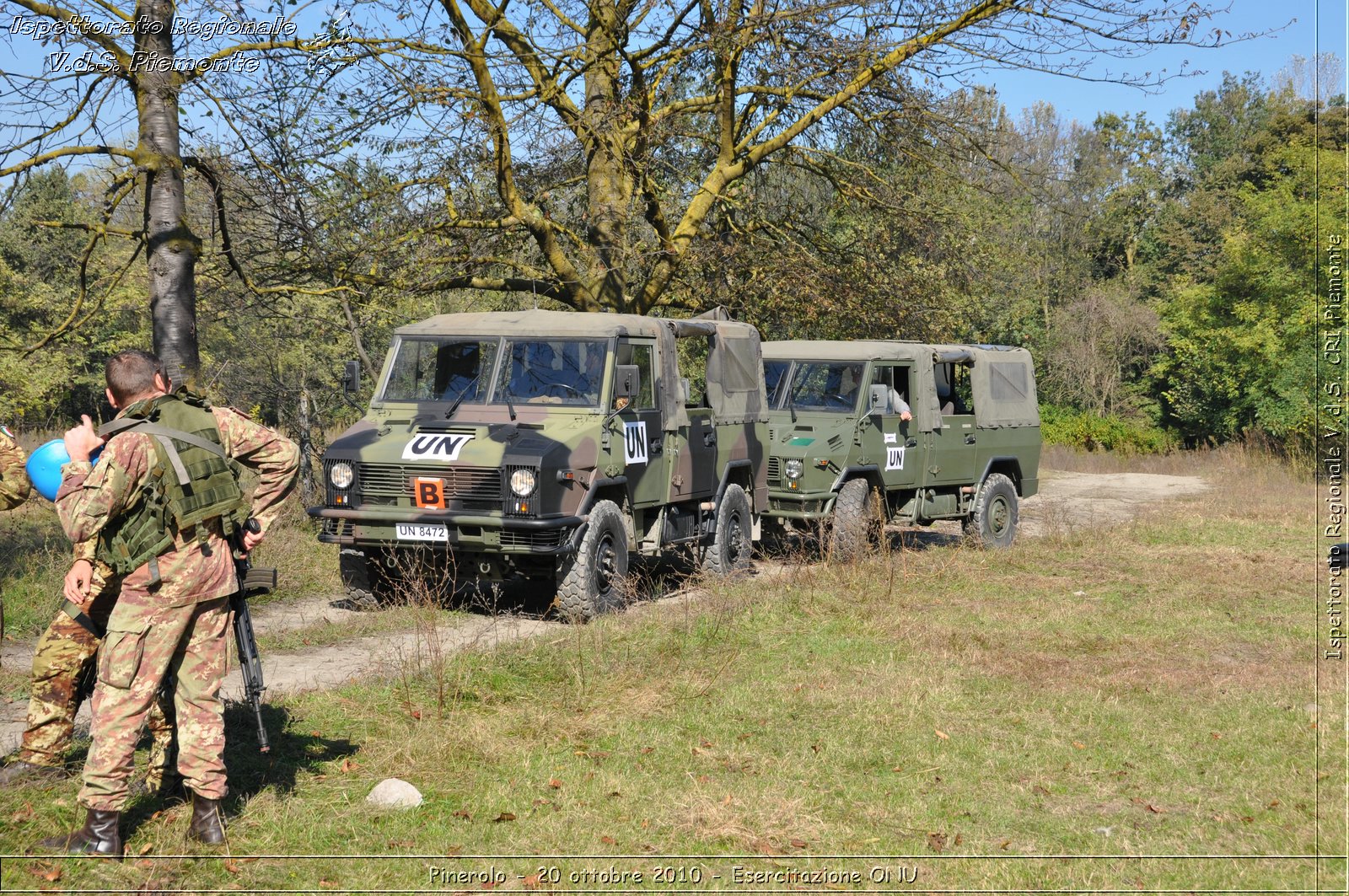 Pinerolo, Baudenasca - 20 ottobre 2010 - Esercitazione ONU -  Croce Rossa Italiana - Ispettorato Regionale Volontari del Soccorso Piemonte